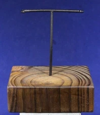 Megalodon Shark Tooth Display Stand (Large)- Brown