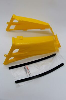 Vito's Yamaha Banshee Gas Tank Side Covers – Yellow Plastic Wrap, Fits 1987-2006