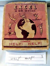 Vintage Excel B/W 16mm 100' Film COMEDY MOVIE HELP HELP 