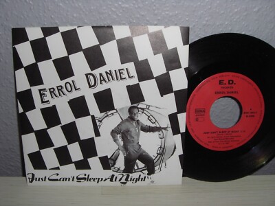 Schallplatte 7''/ ERROL DANIEL ( JUST CAN´T SLEEP AT NIGHT )  Vinyl 1987
