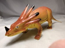 Dinosaur Styracosaurus Toy Imperial Vintage Plastic