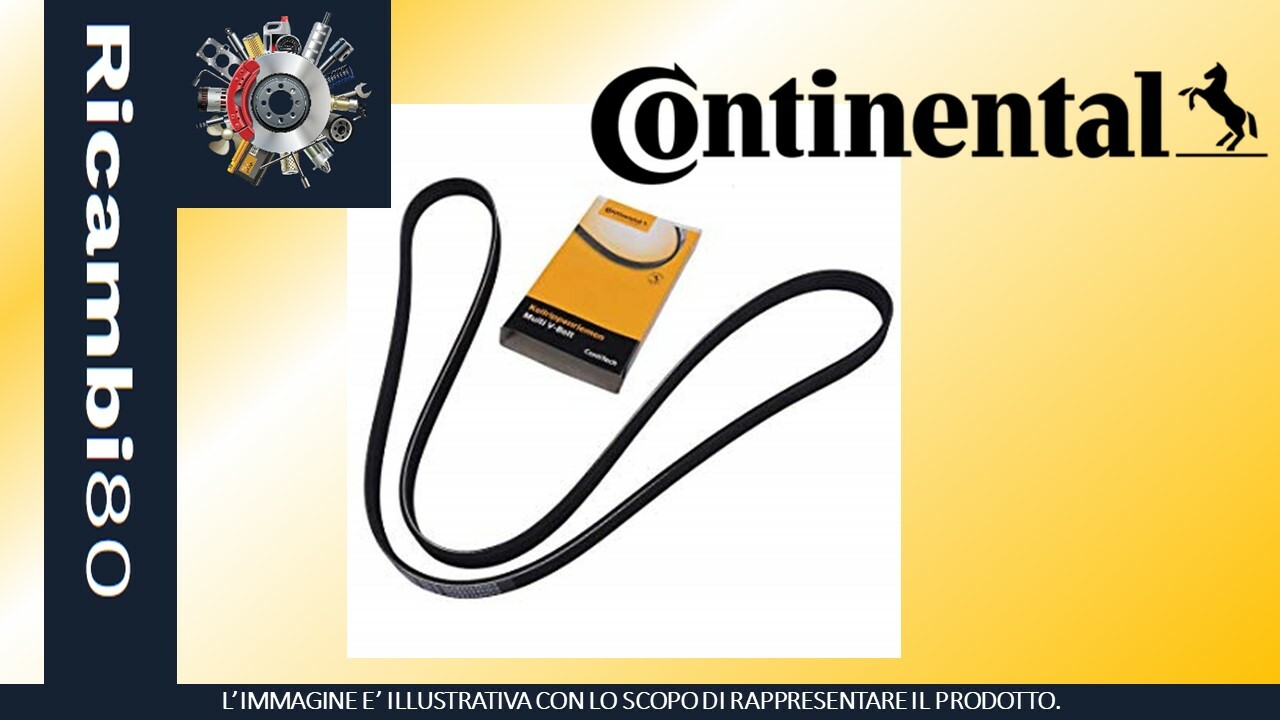 Cinghia trapezoidale multirighe 7PK1125 CONTINENTAL CTAM per RENAULT NISSAN - Immagine 2