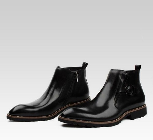 Mens Pointy Toe British Chelsea Ankle 