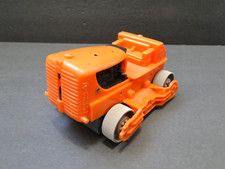Vintage Marx Toy Orange Battery Powered Bulldozer Tested Read Description 