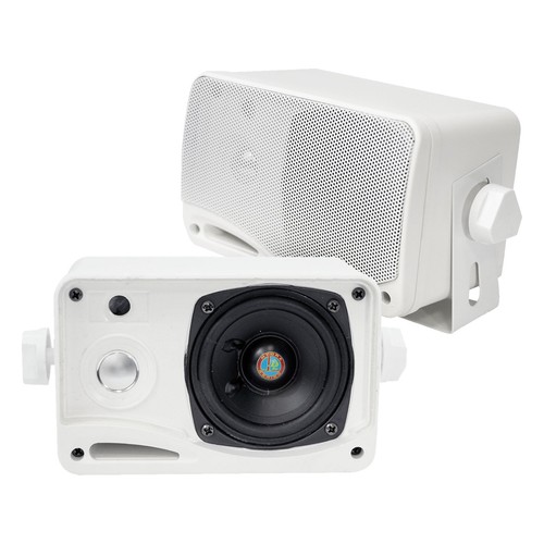Home Amplified Bluetooth MP3 Receiver, 4x 3.5'' White Speaker, 16-G 50 Ft Wire - Picture 7 of 9