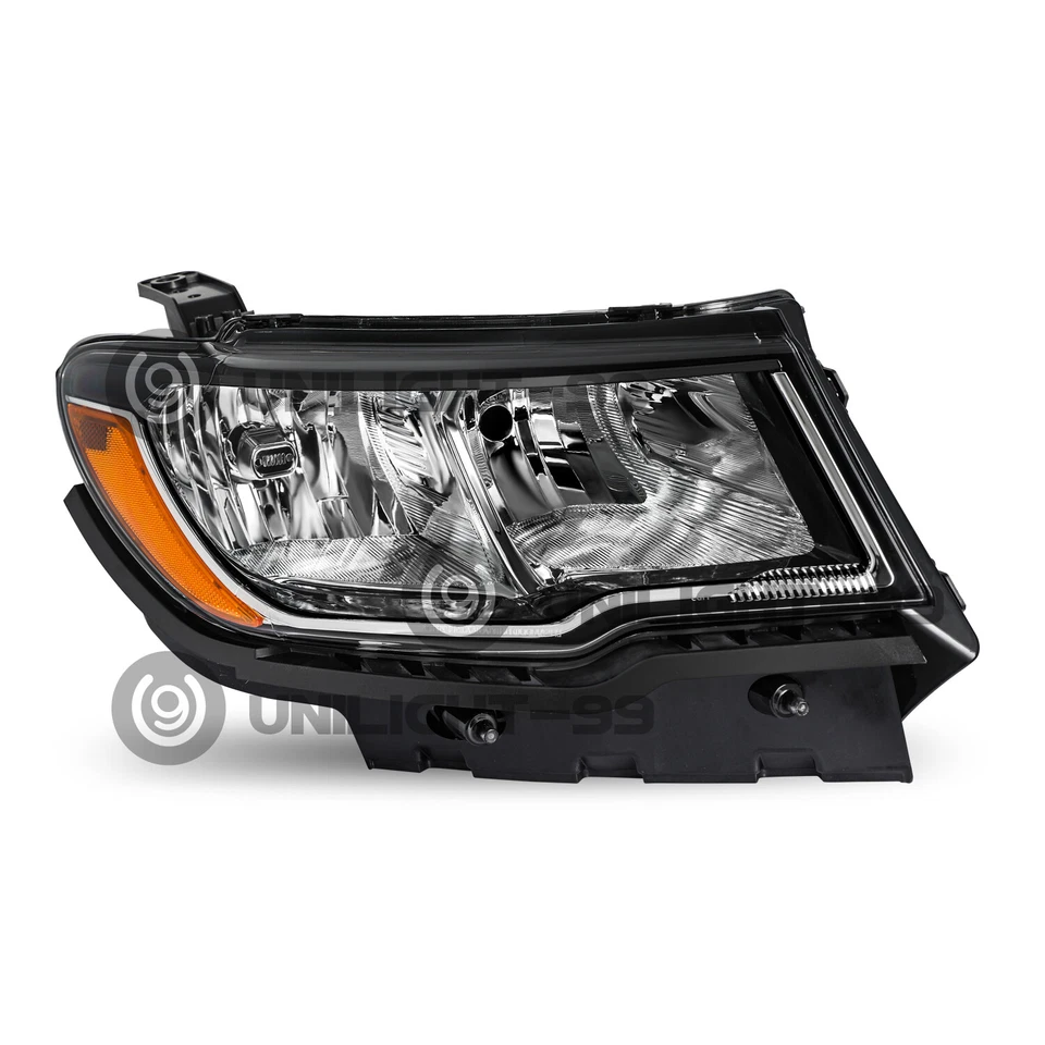 Halogen Headlight for 2017-2021 Jeep Compass OE Style Lamp Right Passenger RH - Image 2 of 4