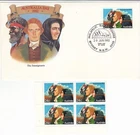 Australian Stamps - 1982 24c Australia Day Set FDC + Block of 4 Stamps (BC)