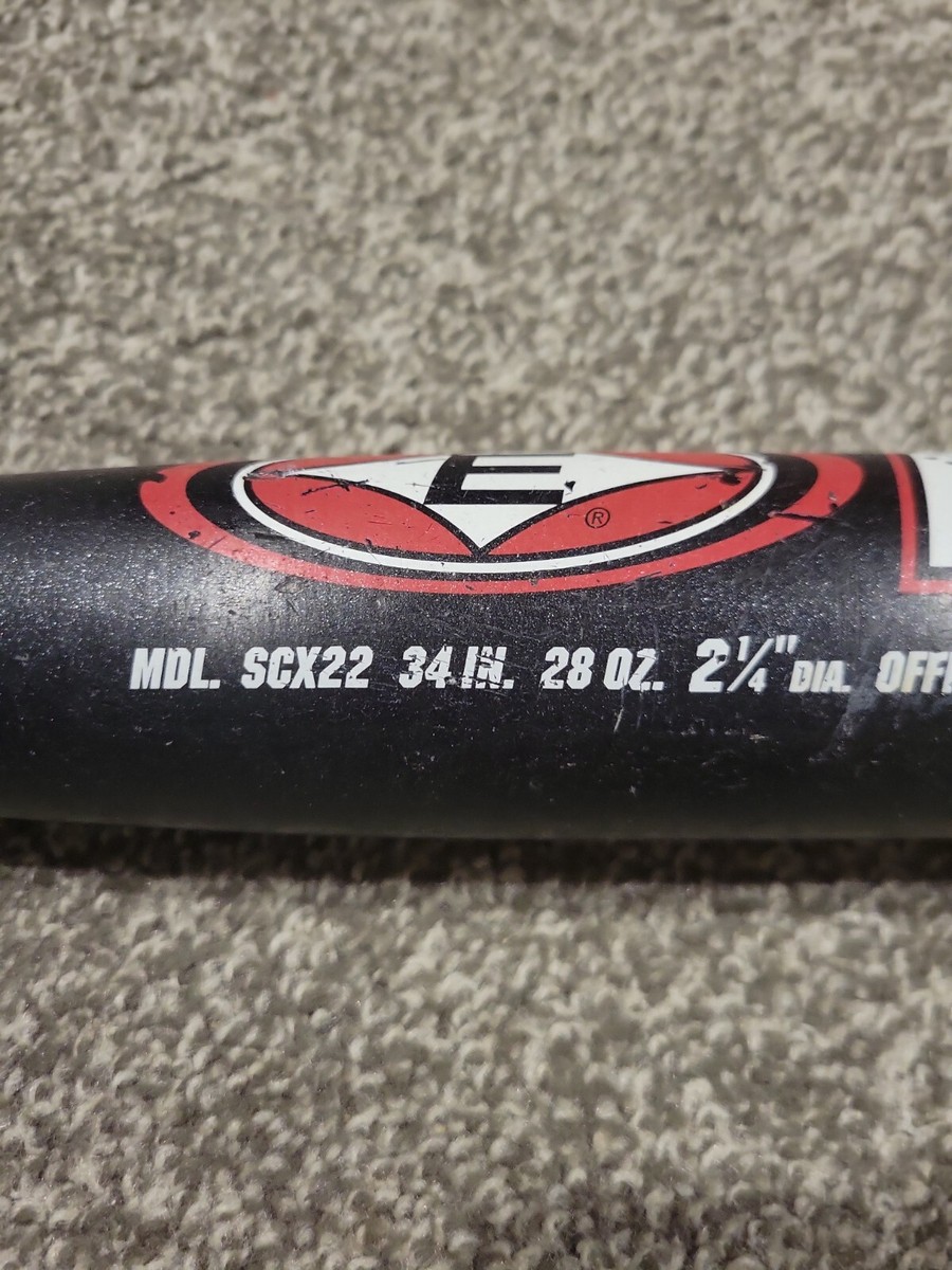 Batte De Softball Easton Synergy 2 Composite - 34 Pouces, 28 Oz, Noire, Modèle SCX22