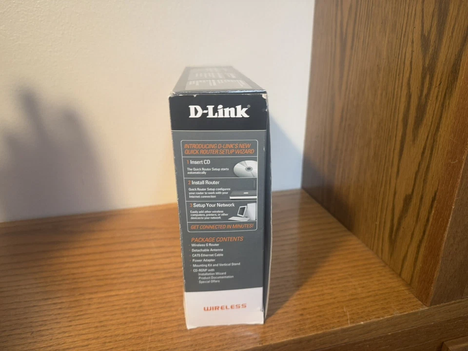 D-Link WBR-1310 54 Mbps 4-Port 10/100 Wireless G Router - Image 2 of 4
