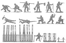 Airfix WWII German Mountain Troops - 42 pcs - 1990s production mint dealer stock