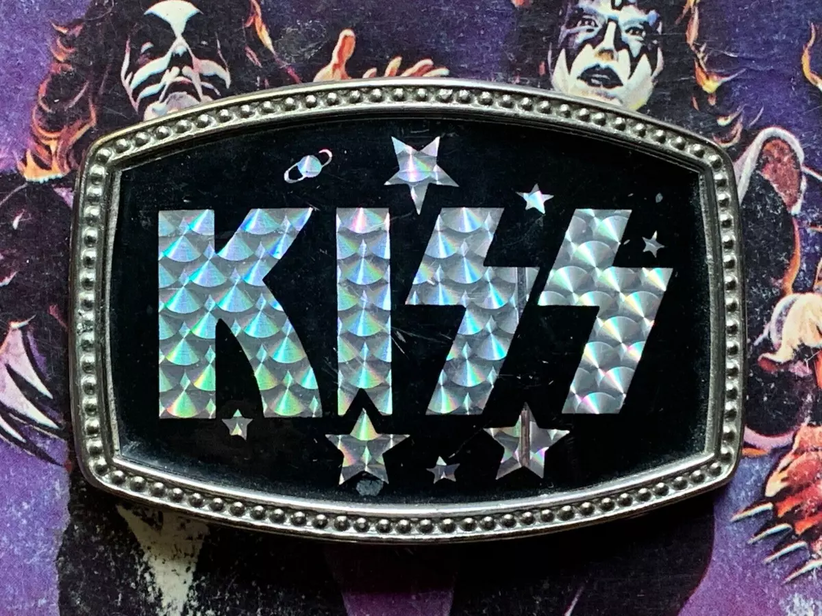Kiss belt buckle hot sale 1977
