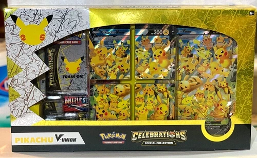 Pokemon TCG Celebrations Special Collection Pikachu V Union Factory Sealed Box