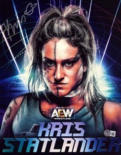 Kris Statlander Signed 11x14 Photo BAS COA WWE AEW ROH CZW GCW Picture Auto'd A