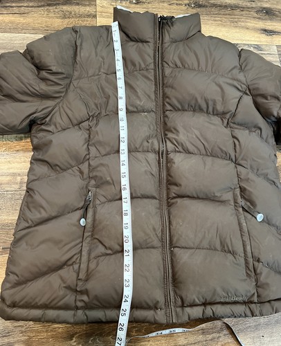 LL BEAN men's puffer puffer jacket L brown - Picture 11 of 11