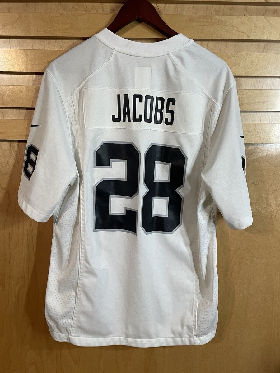 Nike On Field Josh Jacobs Las Vegas Raiders NFL No. 28 Jersey