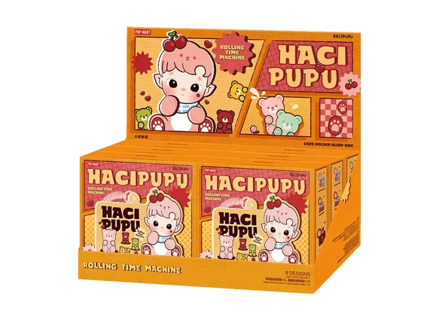 POP MART HACIPUPU-Rolling Time Machine Series-Card Holder