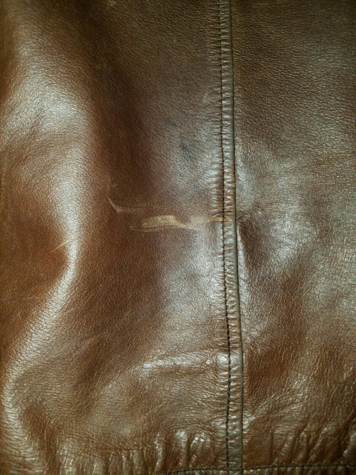 RARE VTG Wilson Leather Men's Flight Bomber Thinsulate Insulation Jacket Size L image 6