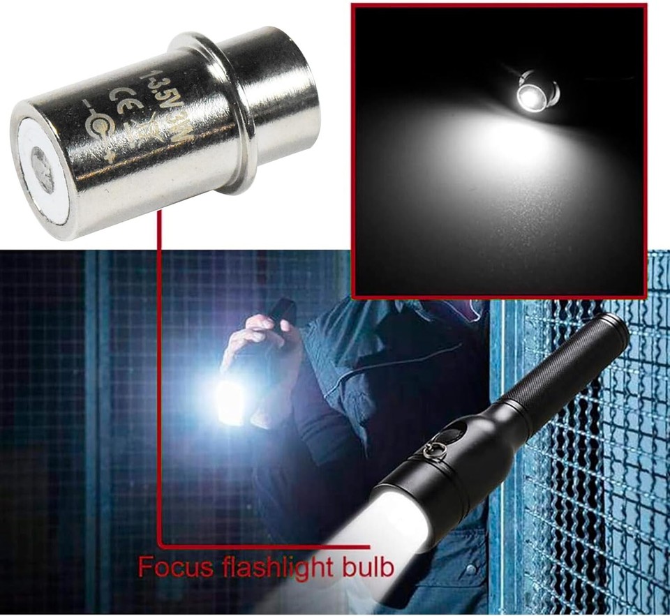 Lampadina LED HQRP per torcia MagLight S3D036, S3D115, ST2D096, ST2D106