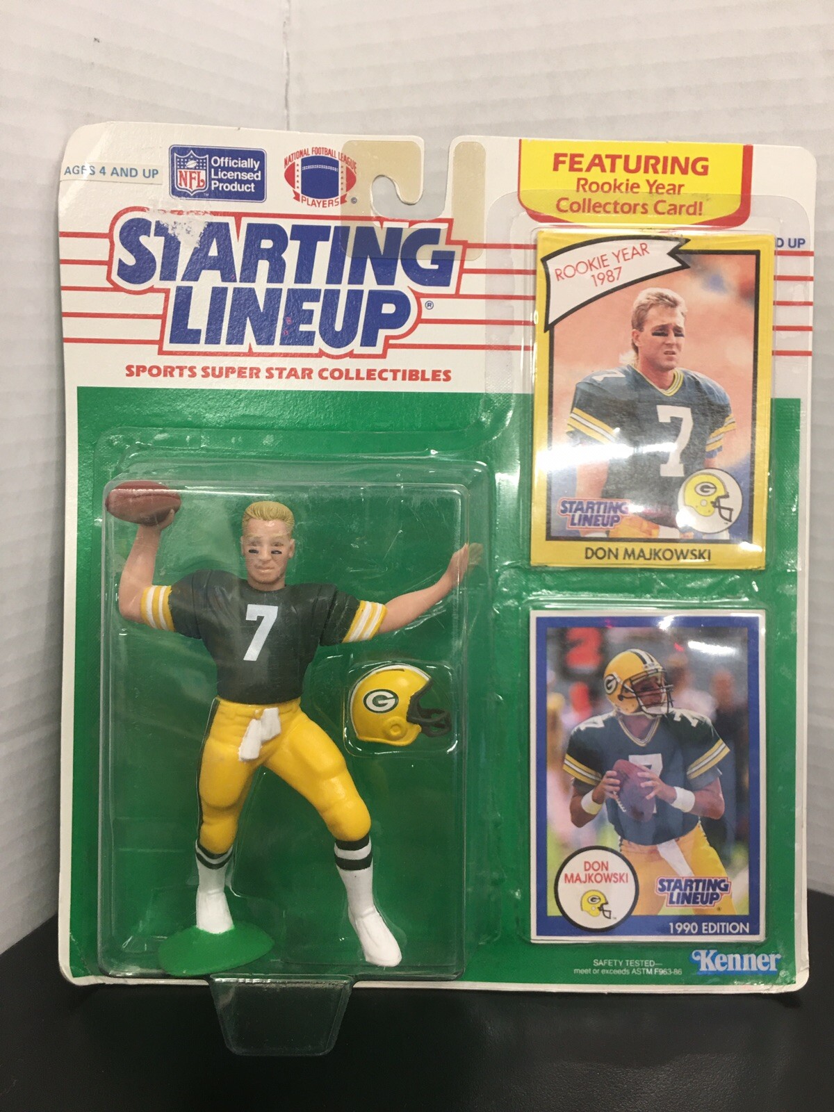 Don Majkowski GREEN BAY PACKERS 1990 Starting Lineup NFL football