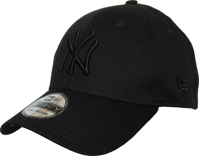 all black ny baseball cap