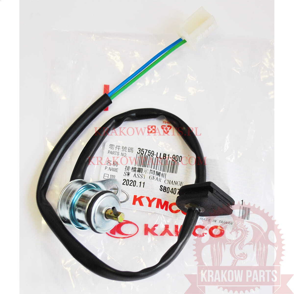 ki-ko Gear position sensor Kymco MXer 125, MXU 150, original 35759