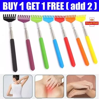 BIZTECHTRADING BEAR CLAW / RAKE BACK SCRATCHER Metal Extending Massager Telescopic Portable UK