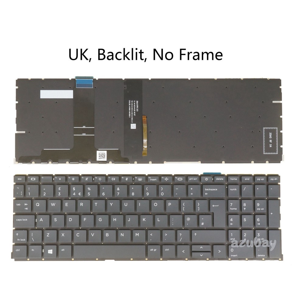 Laptop Keyboard For HP Probook 450 G8 G9 G10, 455 G8 G9 G10, 650 G8 ...