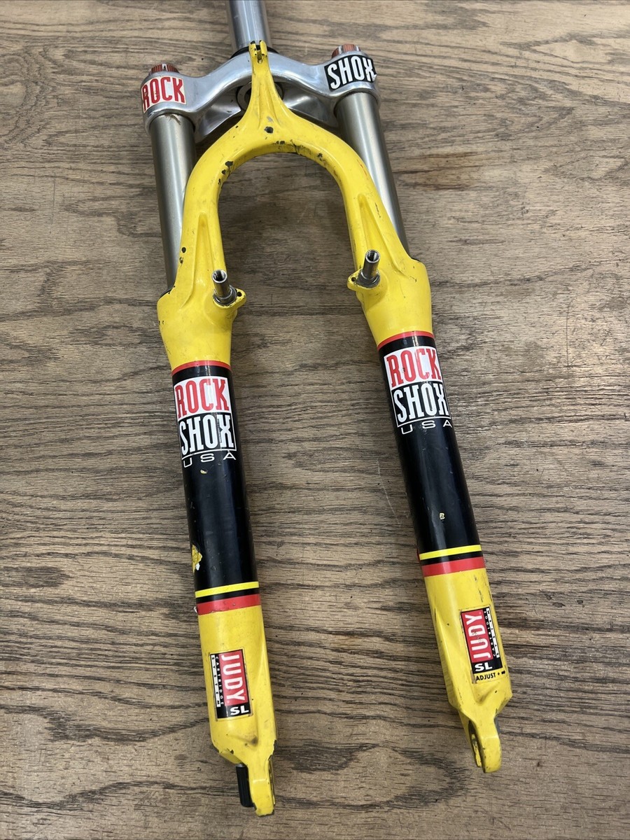 ROCKSHOX JUDY イエロー Rock Shox Judy Race Hydracoil Suspension Fork Disc or V