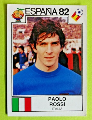 PAOLO ROSSI N.50 FIGURINA CALCIO PANINI Spagna82