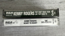 Vintage Lot of 2 Various Kenny Rogers Cassette Tapes