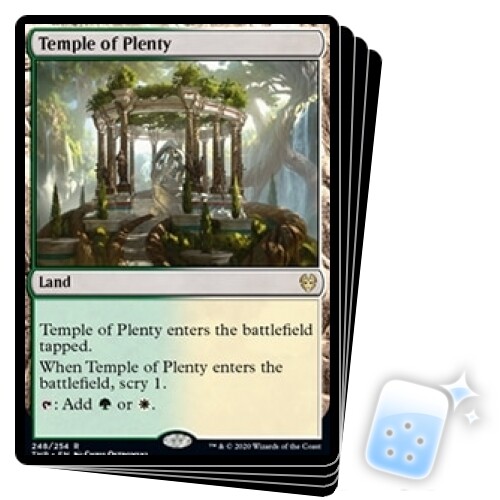 Magic: The Gathering - Temple Of Plenty (Tempio Della Prosperità) - Carta Singola Theros Beyond Death (THB)