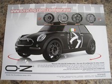 MINI WITH OZ RACING CONFIGURATOR ALLOY WHEELS ADVERT A4 SIZE FILE 15