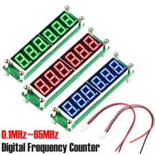 0.1MHz~65MHz RF Signal Frequency Counter 6 Digit LED Cymometer PLJ-6LED Module