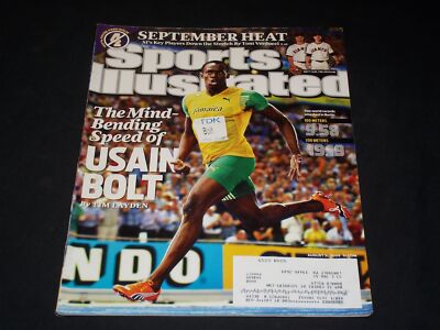 2009 AUGUST 31 SPORTS ILLUSTRATED MAGAZINE - USAIN BOLT FRONT COVER - L 6397