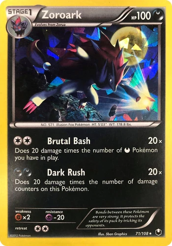 Zoroark 071/108 Deck Exclusives