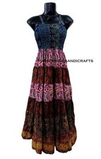 Vintage Seta Abito senza Manic…