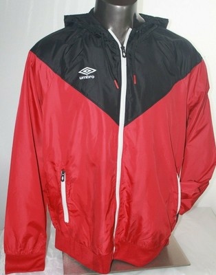 black lined windbreaker