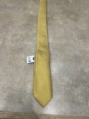 Tie and Handkerchief set (ZENALI) ￼ Slim Texture, Gold Color  MSRP￼   $59.99