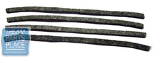 1965-77 GM Cars Dash Board Round Astro Vent Ball Felt Seal / Gasket - 4 pc Kit