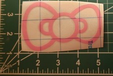 Hello Kitty bow vinyl Decal