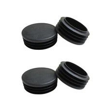 4 Pack 2 Inch 50mm Round Plastic Pipe Tubing End Cap for Round Tube Furniture