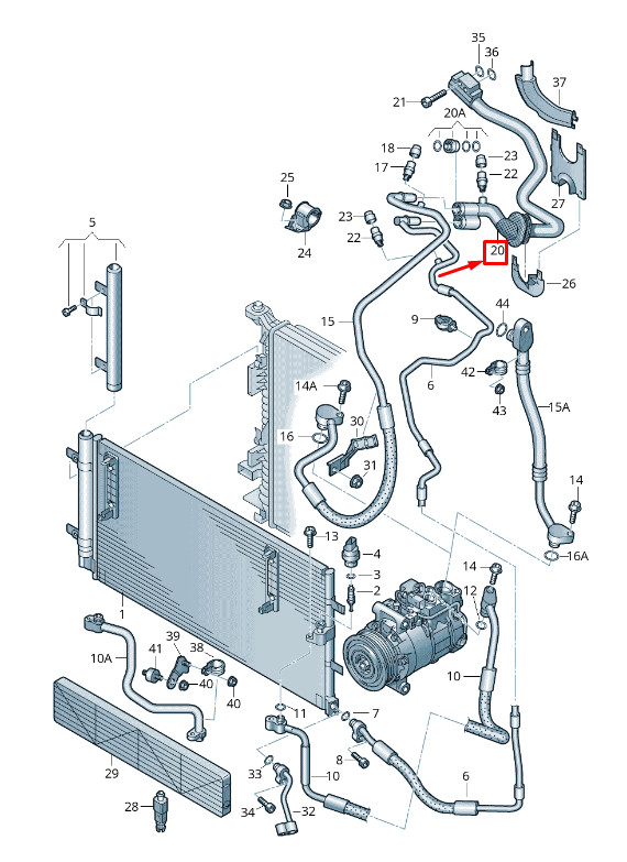 NEW AUDI A4 AVANT B8 A/C REFRIGERANT PIPE 8K2260712E NEW AUDI A4 AVANT B8 A/C REFRIGERANT PIPE 8K2260712E