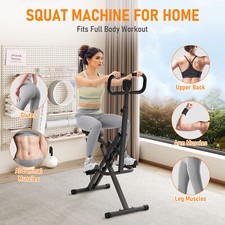 Squat Machine Einstellbare Widerstand Ges&auml;&szlig; Workout &Uuml;bung Fitnesstrainer