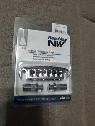 NEW - Graph Tech Resomax NV2 Wrap-Around Bridge, #PS-8593-C0 - CHROME
