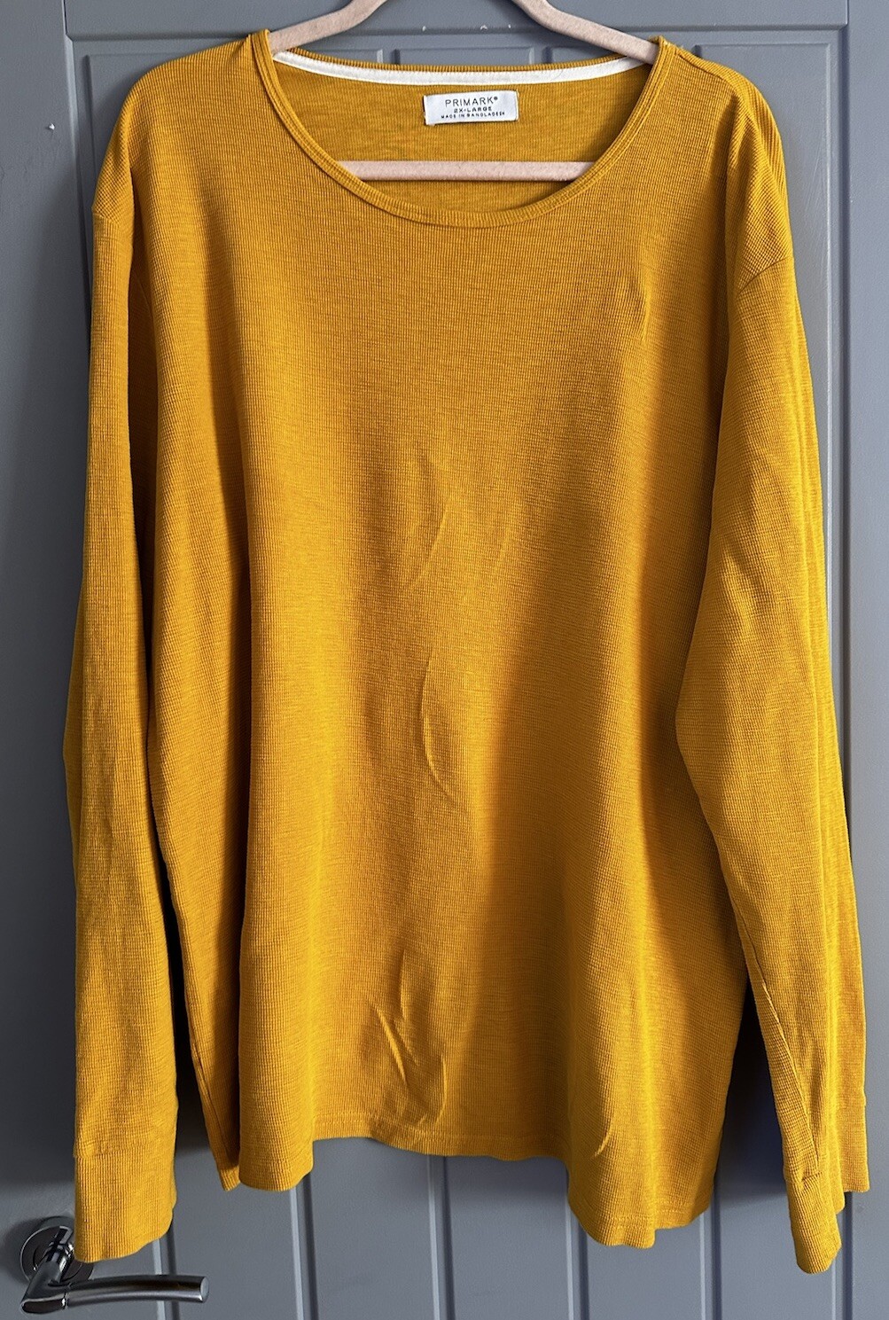 Primark Mens Ochre Long Sleeve Top Size 2XL W6 eBay