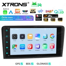 Android 14 Car Radio DTS Octa Core 256GB 8" GPS Navi 4K DSP WIFI for AUDI A3 S3