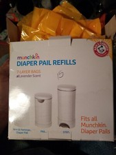 Munchkin Arm  Hammer Diaper Pail Refill Bags 15, holds 600 DIAPERS,