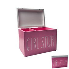 Tampon Holder for Bathroom, Cute Pink Pad Storage Organizer