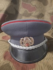 Schirmm&uuml;tze Ungarn Feuerwehr Silberstufe M&uuml;tzenkordel M&uuml;tzenabzeichen