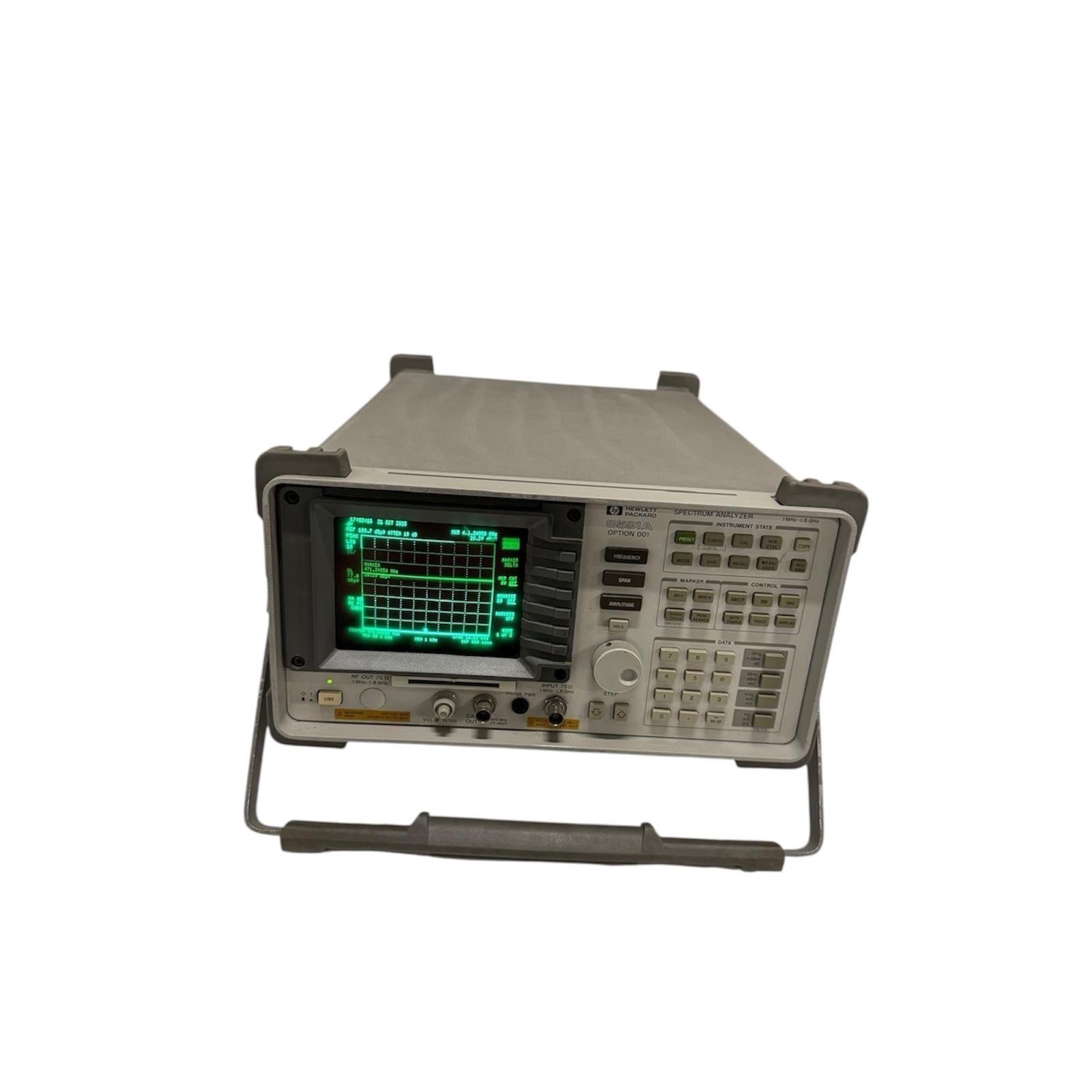 HP (HEWLETT PACKARD) 8591A SPECTRUM ANALYZER OPT : 001,021,301